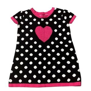 🟠Baby girl knitted dress size 6-9 months
